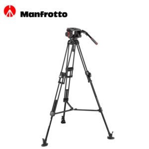 Manfrotto MVK509TWINFAUS Cabezal de video 509 Pro con trípode 645 Fast Twin Alu