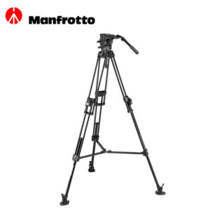 Manfrotto MVK526TWINFAUS Cabezal video profesional 526 con trípode 645 Fast Twin Alu