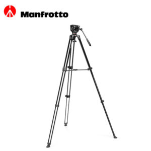 Manfrotto MVK500XAM Trípode de aluminio para video con cabezal fluido 500X