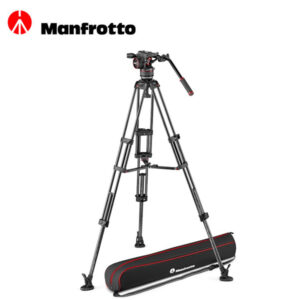 Manfrotto MVKN8TWING Cabezal Nitrotech N8 Trípode fibra de carbono c/patas dobles