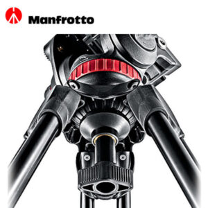 Alternative view of Manfrotto MVT502AM Trípode para cámara de video aluminio, telescópico, con patas dobles