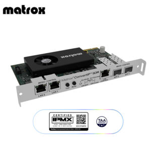 Matrox ConvertIP SDM Receptor SMPTE 2110 e IPMX SDM