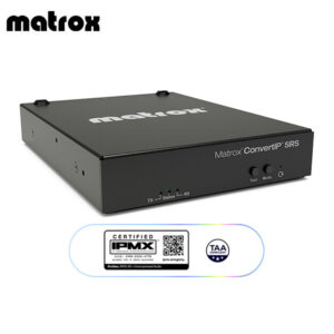 Matrox ConvertIP SRS Transmisor/receptor de SMPTE 2110 e IPMX a SDI