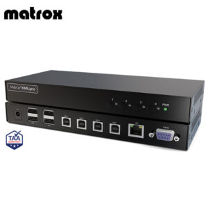 Matrox KMLync switcher de teclado y mouse USB de 4 puertos
