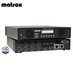 Matrox Maevex 6152 Dispositivo codificador de video cuádruple 4K a 60 fps