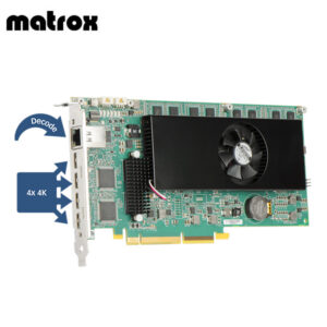 Matrox Mura IPXI-D4JF Captura 4K y decodificador (disipador con ventilador)