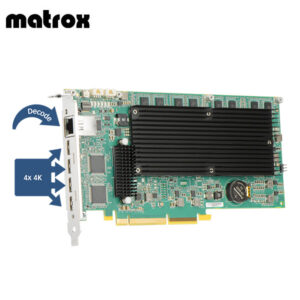 Matrox Mura IPXI-D4JHF Captura 4K y decodificador (sin ventilador)