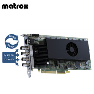 Matrox MURA IPXI-E4SF Captura 4K y codificación/decodificación IP (disipador con ventilador)