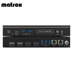 Matrox Vion NX Puerto enlace de video IP compacto con entradas IP