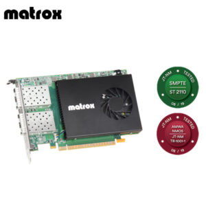 Matrox X.mio5 Q25 ST 2110 Tarjeta de red IP desde HD hasta 4K