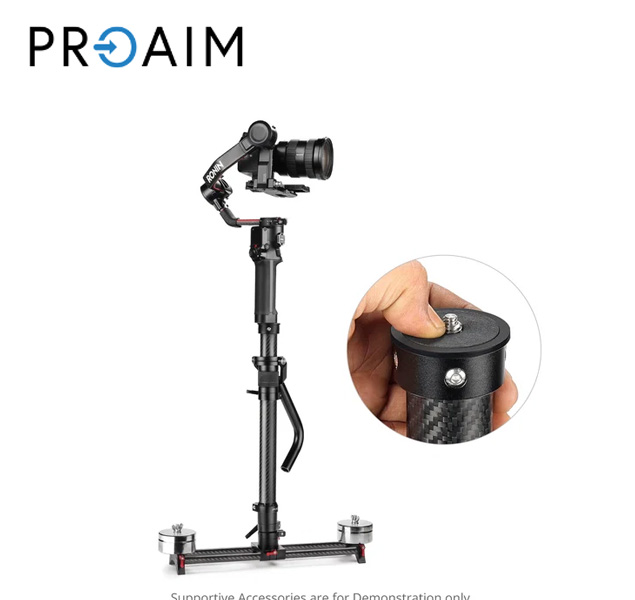 PROAIM Flycam G-Axis 6000 Gimbal base monopié para chaleco / Sistema estabilizador de cámara para el brazo - Imagen 2