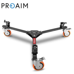 Proaim D-33 Dolly portátil para Trípode de cámara, jibs o grúas