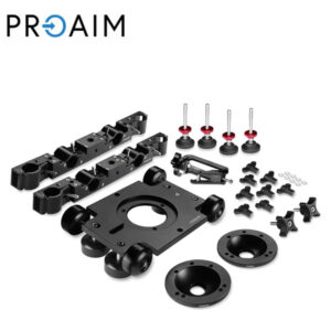 Alternative view of Proaim Polaris Mini Dolly portátil para cámara de video Extremos universales para rieles | Mitchell y soporte de 75 mm