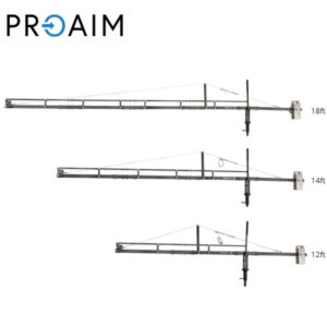 Alternative view of Proaim P-18 Brazo grúa para cámara Gimbal 3 ejes, sistemas de giro e inclinación y cabezales fluidos