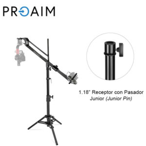 Alternative view of Proaim P-SLSD-01 Soporte deslizante para cámara de 44” con pasador Junior (receptor de 1-1/8")