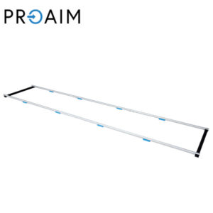 Proaim P-TRK-12 Riel recto de aluminio para dolly de cámara de 3,6 mts