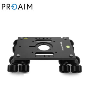 Proaim Polaris Dolly portátil para cámara con extremos de riel universales (c/maleta)
