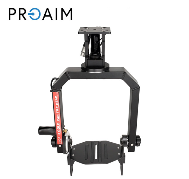 Proaim PT-GOLD Cabezal panorámico e inclinable para grúa con brazo de cámara capacidad carga: 7,5 kg - Imagen 2