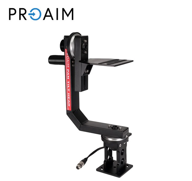 Proaim PT-SR Cabezal panorámico e inclinación para grúa de pluma con cámara, capacidad de carga: 7,5 kg