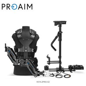 Proaim Flycam Zest Pro Estabilizador electrónico para cámaras de video con chaleco con brazo Vista-II