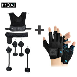 Alternative view of MOXI Mocap V100 | IMU Captura de movimiento de cuerpo completo