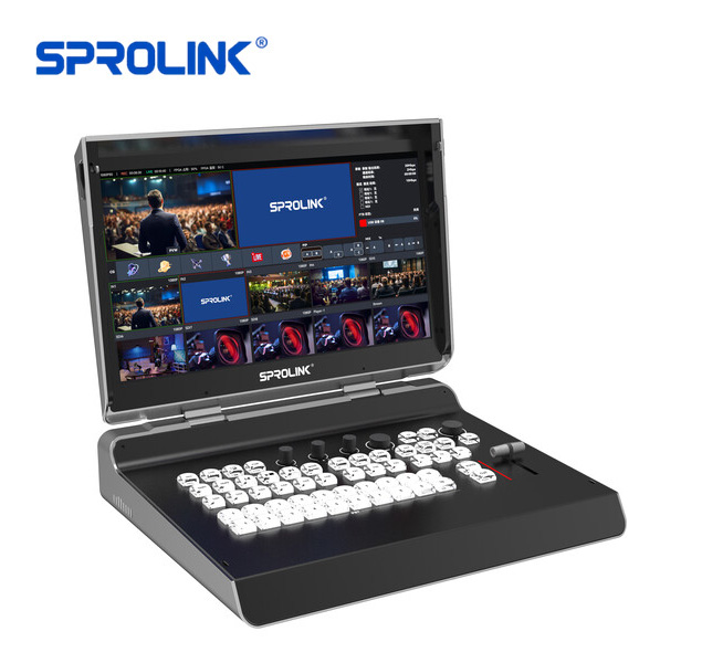 Sprolink NeoLIVE N8S Switcher todo en uno 10 canales transmisión en vivo con HDMI/SDI
