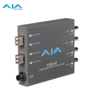 AJA FiDO-4T Transmisor de 4 canales 3G-SDI a fibra LC monomodo