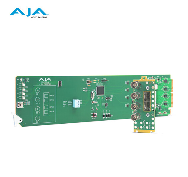 AJA OG-FiDO-4R-12G Fibra LC de 4 canales 12G-SDI