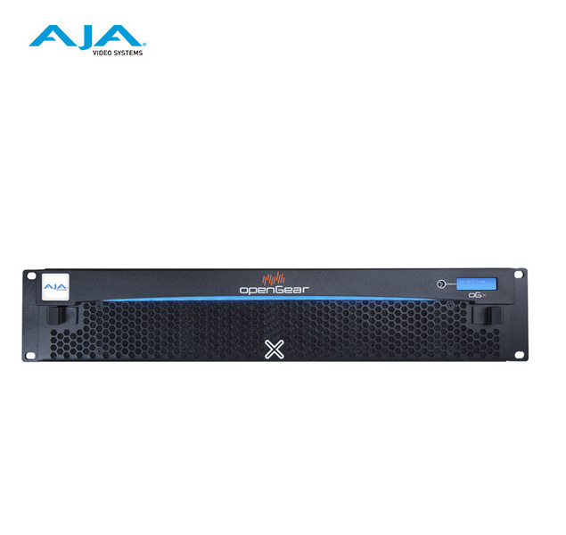 AJA OG-X-FR Rack de 2RU compatible con openGear (20 tarjetas)