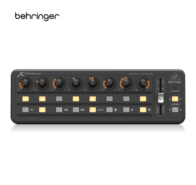 Behringer X-TOUCH Mini Controlador MIDI USB compacto con 8 codificadores
