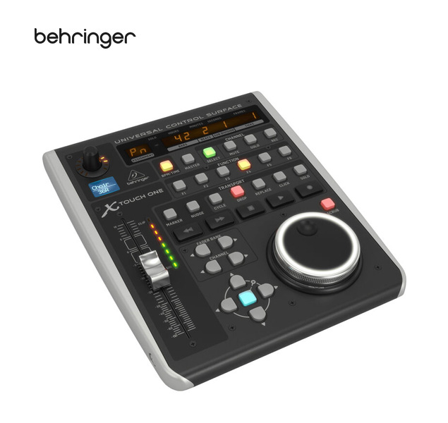Behringer X-TOUCH ONE Consola de control para DAW con un fader y una rueda jog/shuttle