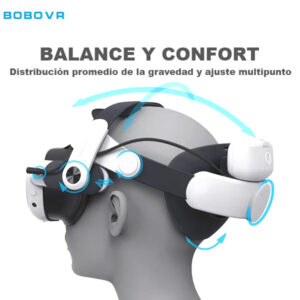 Alternative view of BoboVR M3 Pro Pack de batería y accesorios correa de cabeza para Meta Quest 3 / 3S