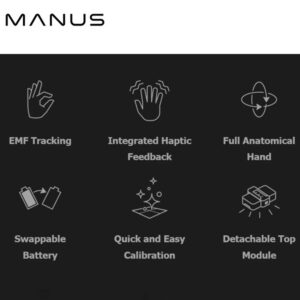Alternative view of MANUS Metagloves Pro guantes hápticos de seguimiento electromagnético
